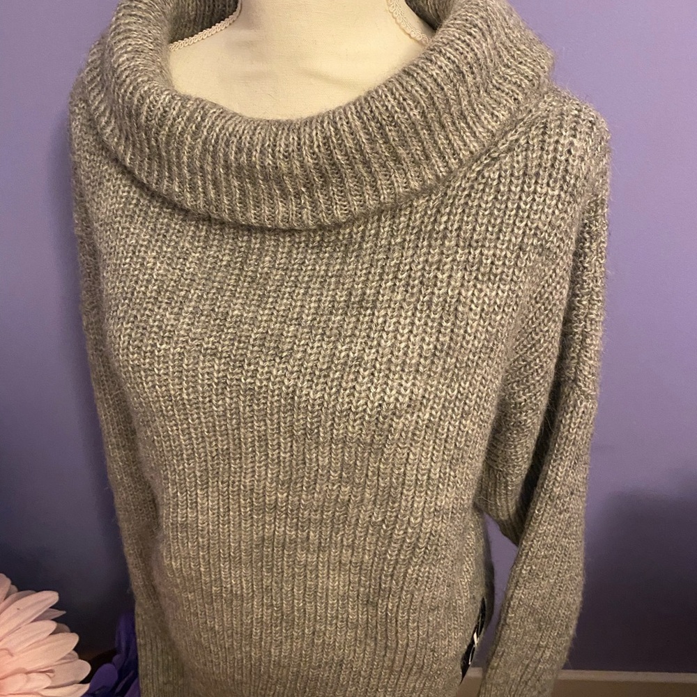 Ladies Calvin Klein Oversize Sweater Size M Grey Near New